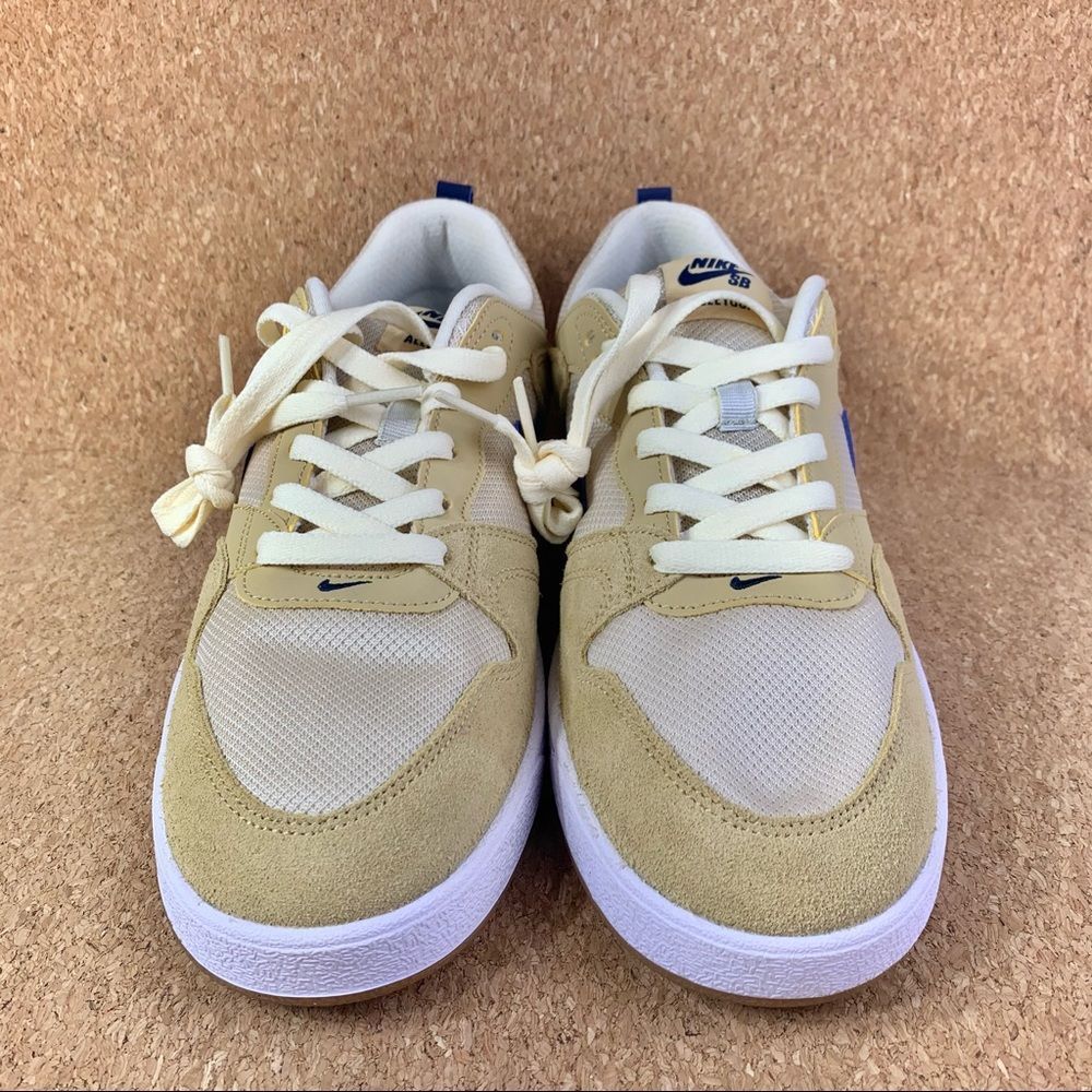 Nike Men's Alleyoop SB Club Gold Navy Skateboarding Shoes Size 8.5 - Picture 7 of 11